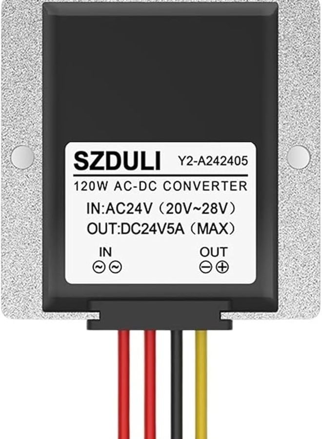 AC24V To DC24V 5A Step Down Converter AC DC 24V 1A 3A 5A 6A For Battery Valve Equipment - Image 1